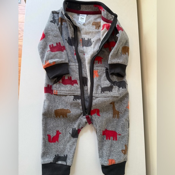 Carter's Other - Carters fleece zip up fleece outfit 6mo